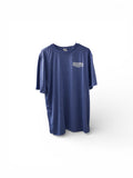 Heather blue short sleeve performance
