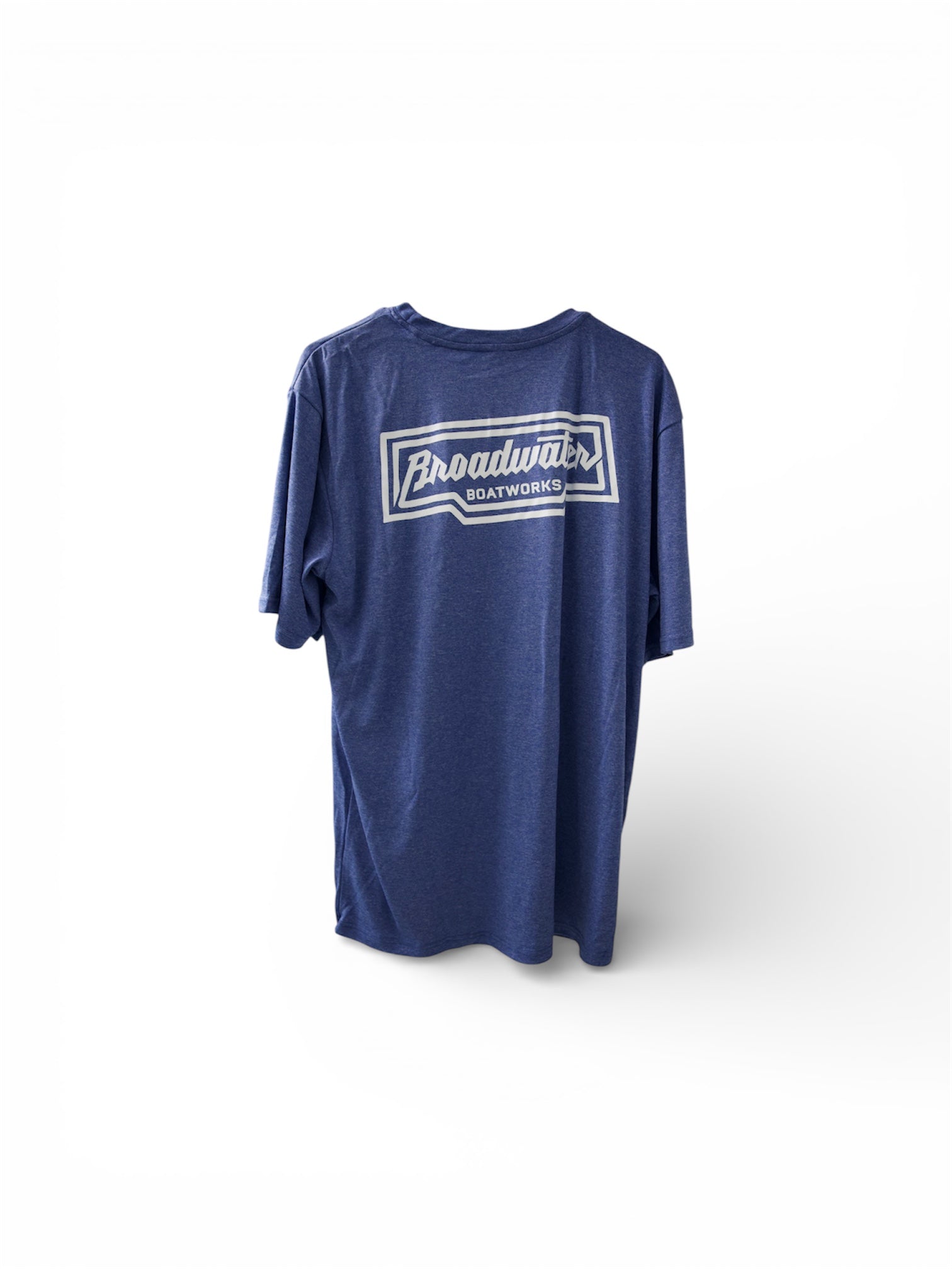 Heather blue short sleeve performance