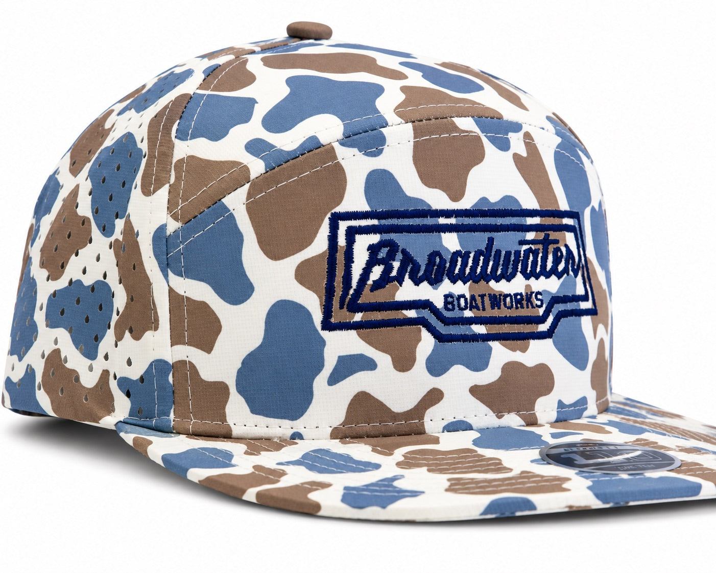 Cowhide Blue Camo