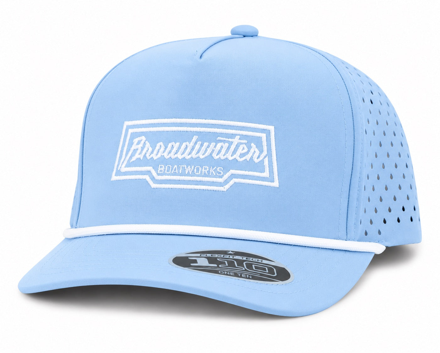 Light blue with white