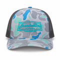 Saltwater Camo Bent Trucker